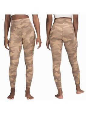 Lululemon Align High-Rise Pant Camo Beige 25” Crop Size 6